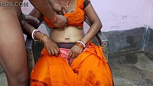 Village girl full nude suhagrat - gaping pussy licked by boss?