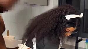 caught my ebony maid riding boss cock now watch full squirt video