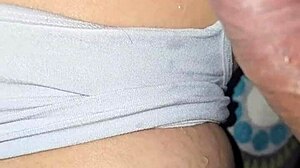 super hot mature milf bends over big ass for creampie doggystyle pounding