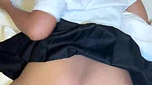 18YO Thai Student Creampied Rough by Foreign Big Cock After School!