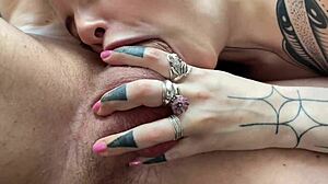 he pins her down for rough anal pounding pov with eden ivy