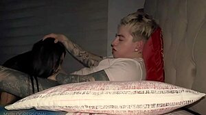 my stepsis and i got horny on her parents' bed for wild doggystyle