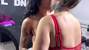 Petite 18yo Bedroom Newbie Spreads Wet Pussy for First Monster Cock Lick