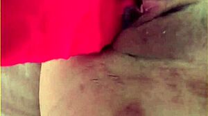 Wifey Shoves Massive 10 Inch Dildo Deep in Shaved Milf Pussy