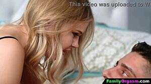 stepsis sneaks into bed daring stepbro for rough missionary orgasm