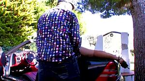 Julia morgan bends over bed for deepthroat doggystyle anal fingering and milf pussy gaping