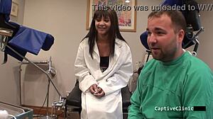 wanna see eliza sheilds as human guinea pig in latex gloves fetish backstage?