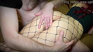 you like fucking this horny fishnet college slut rough doggystyle?