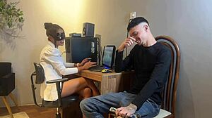 Naughty Secretary Seduces Employee for Bareback Thrill