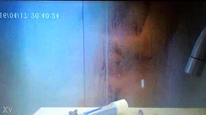 German wife cums hard in shower you spying?