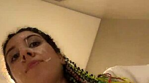 CRAZY PUBLIC MALL CUMWALK BLOWJOB TOILET FACIAL SHOT!