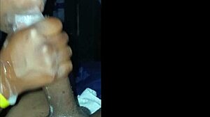 Darkchocolatebarbie's Super Sloppy Blowjob Steals Soul