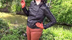 Ever tried smoking in tight leather with a milf?