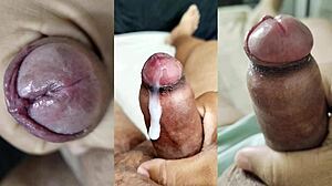 small foreskin cock cums hard while teen girlfriend masturbates her wet pussy and tits part 21