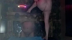 Maitresse Kantalis Bound In Club Cage And Carcan