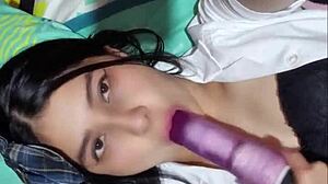 escondidas con culona pervertida jovencita en cama