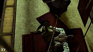 Mortal Kombat Jax Pounds Tall Sheeva Monster Parody