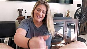 Clover Baltimore Friend's Divorced Mom Practices Handjob and Fuck on Me Part 1