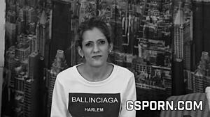 gabriela flores spills on her first machine session