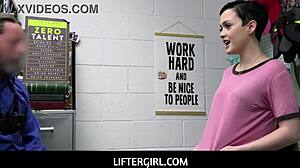 Officer Jack Punishes Jade Valentine with Vibrator Deepthroat after Finding Toy in Purse at Work