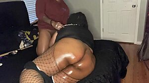 EbonY BBW Big Booty Cheating Slut Wife Treated Like Fuck Doll with Monster Cock Part 1