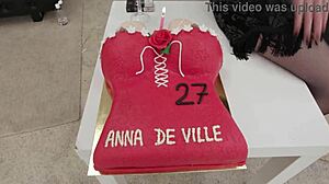 anna de ville birthday 9on1 anal fisting dap dp gapes squirt swallow rough