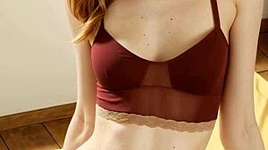 i adore these flowery panties hugging her cute model curves perfectly