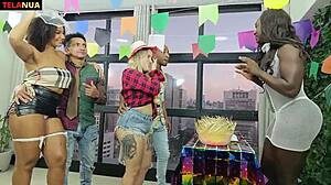 Santa antonia big ass latina matchmaker fucks bbc harder than brides