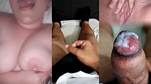 Watch my ex's tight wet pussy make my small dick explode in fury!