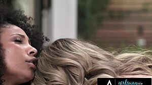 stepmom cory chase seduces teen olivia jay into hot lesbian licking