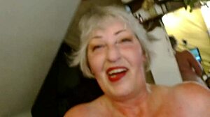 dawnskye1962's hairy mature pussy compilation features huge natural tits and pee play clips