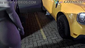 Latina Wife Karenkiss Blows Valet in Party Parking Lot Bent Over for Cuckold Humiliation